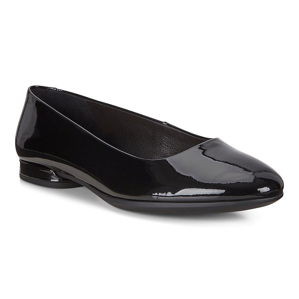 Ecco Anine Womens Ballet Flats In Black Sales - India AGB-846197